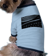 Schreibmaschine Hunde-t-shirt
