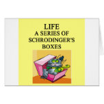 schrodinger's cat box joke cards