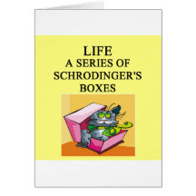 schrodinger's cat box joke cards