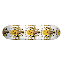 Schutz Family Crest Skate Board Deck