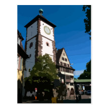 Schwabentor Freiburg Postkarte