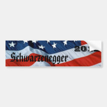 Schwarzenegger for President Bumper Sticker