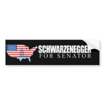 Schwarzenegger for Senator 2010 Bumper Sticker