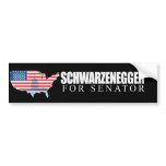 Schwarzenegger for Senator 2010 bumper stickers
