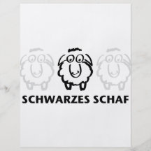 schwarzes schaf flyers