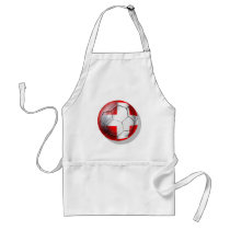 Schweiz Switzerland soccer ball fans gifts Aprons