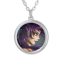 Sci-Fi Anime Girl Custom Jewelry