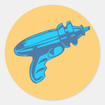 Sci-Fi Ray Gun Laser Pistol Sticker