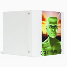 Sci-fi  writer 3 ring binder