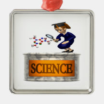 Science 2 christmas ornament
