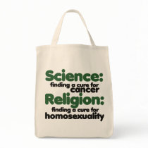 Science and Religion Canvas Bags