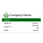 Science and Technology Business Card Design