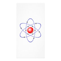Science Atom Diagram Photo Greeting Card