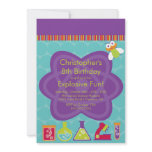 Science Birthday Party Invitation