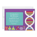 Science Birthday Party Invitation