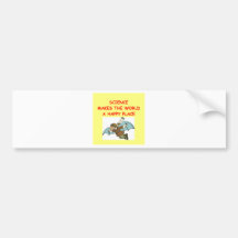 science bumper sticker