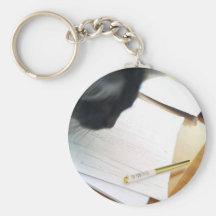 Science Cat Key Chains