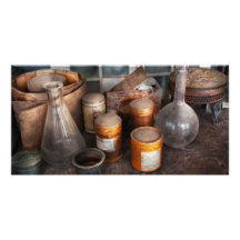 Science - Chemist - Ready to experiment Photo Card Template