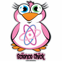 Science Chick Acrylic Cut Out