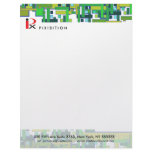 Science Circuit Green Letterhead