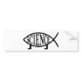Science Fish Bumper Sticker