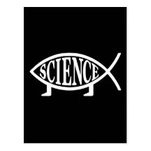 Science Fish Postcard