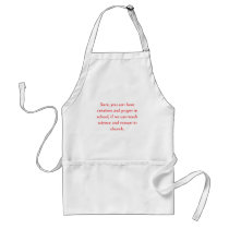 Science in Church Apron