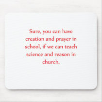 Science in Church Mouse Pad