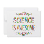 Science is Awesome invitations