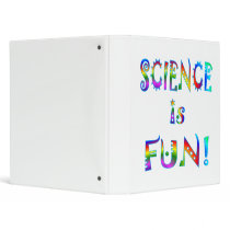 Science is Fun Vinyl Binders