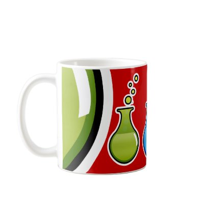 Science Mugs by bartonleclaydesign