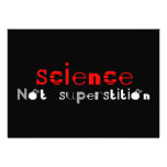 Science Not Superstition Custom Invite