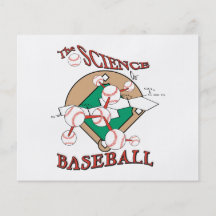 science of baseball molecular graphic flyer
