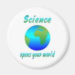 Science Opens Worlds Fridge Magnet