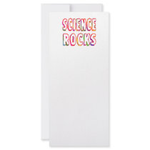 Science Rocks Rack Card Template