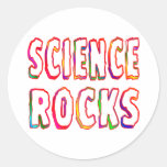 Science Rocks Round Stickers