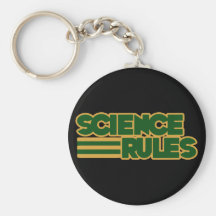 Science Rules Keychains