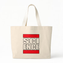 Science t shirt tote bags