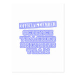Science Teacher Drinking Team Post Card