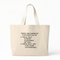 scientific facts tote bag