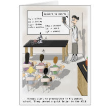 scientific proselytism greeting cards