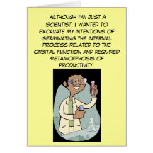 Scientist Greeting Card