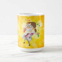 Scientist With Test tubes Coffee Mugs