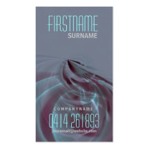 Scifi Liquid Vertical Business Card