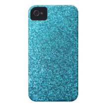 Scintillement bleu de Faux Coques Case-Mate iPhone 4