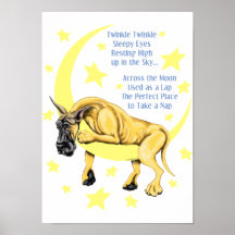 Scintillement de faon de great dane posters