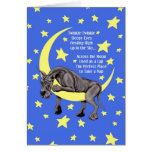 Scintillement de noir de great dane cartes de vœux
