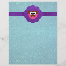 Scintillement mignon de hibou prospectus