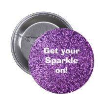 Scintillement pourpre de Faux Badges Avec Agrafe