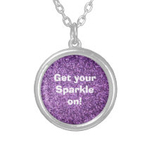 Scintillement pourpre de Faux Pendentif
